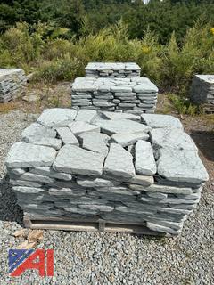 (3) Pallets of 2" Thick Tumbled Pavers, New/Old Stock 