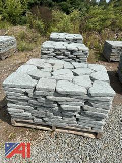 (3) Pallets of 2" Thick Tumbled Pavers, New/Old Stock