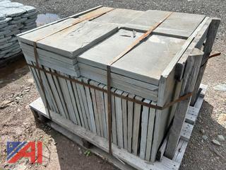 (3) Pallets of 18" x 18" x 1.5" Full Color Natural Pattern, New/Old Stock