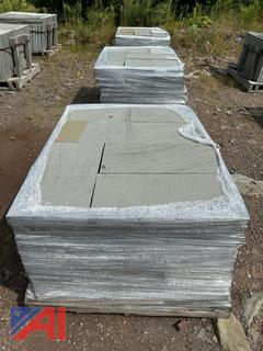 (3) Pallets of 2" Thick Bluestone Patio Kits, New/Old Stock