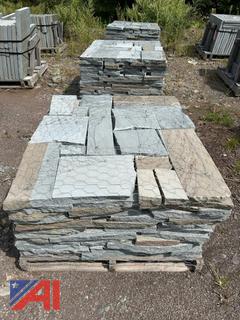 (3) Pallets of Gauged Colonial Wall Stone, New/Old Stock