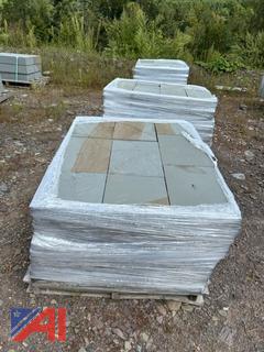 (3) Pallets of 2" Thick Bluestone Patio Kits, New/Old Stock