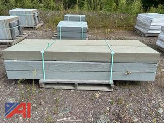 (3) Pallets of 6" Thermal Bluestone Steps, New/Old Stock