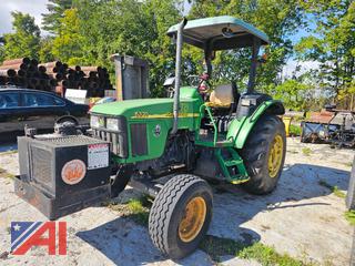 (#5)  2002 John Deere 5320 Tractor with Flail Mower