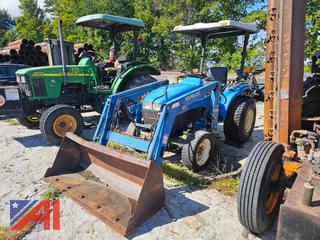 (#6)  New Holland 7308 Tractor w/ Front Loader
