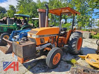 (#7) 1995 Case International 3220 Tractor with Flail Mower