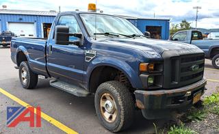 2008 Ford F350 XL Super Duty Pickup Truck with Plow