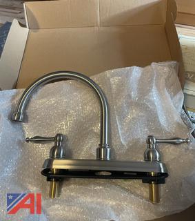 Two Handle Kitchen Faucet, New