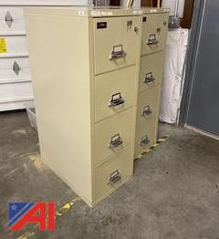 (3) Fire Safe File Cabinets