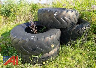 (5) Used Michelin 17.5R25 Loader Tires