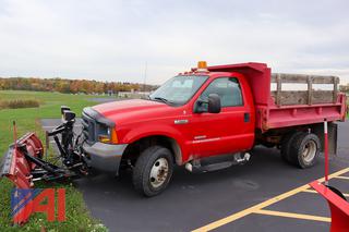 2005 Ford F350 XL SD Dump Truck with Plow