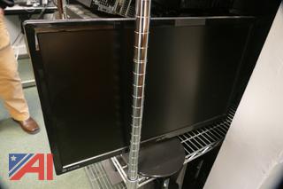 (#3) (7) Dell and (3) 24" ACE Flat Screen Monitors