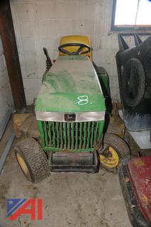 (#8) John Deere 240 Mower with Snow Bower