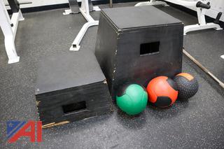 Jump Boxes with Weighted Balls
