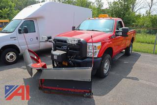 2016 Ford F250 Super Duty Pickup Truck & Plow