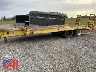 1977 General Engineering 17' Equipment Trailer with Ramps