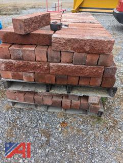 (#2) (Approx. 250) Decorative Red Blocks, New/Old Stock