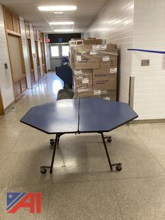 (15) 5' Octagon Cafeteria Tables