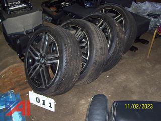 (4) Honda Rims and Continental 235/40R19 Tires