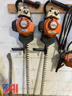 (#16) (2) Stihl Hedge HS87T Trimmers 