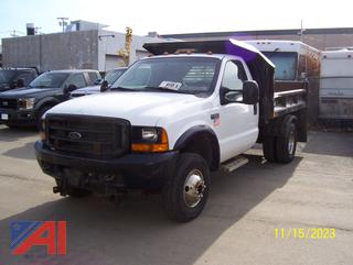 2001 Ford F350 Dump Truck with Plow