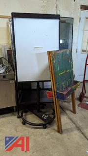 Portable White Board, Cupboards & Desk