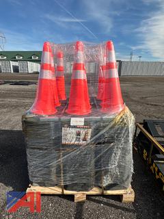 (250) AGT Industrial Reflective Traffic Cones
