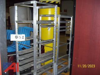 (2) Aluminum Baking Carts