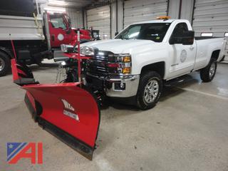 2018 Chevy Silverado 3500 Pickup Truck with Plow