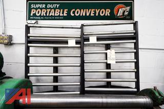 Pair of HTC Portable Roller Conveyors