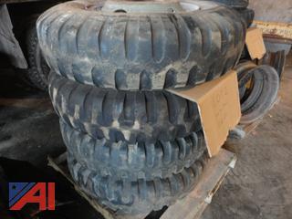 (4) 11x20 Military Tires on Rims