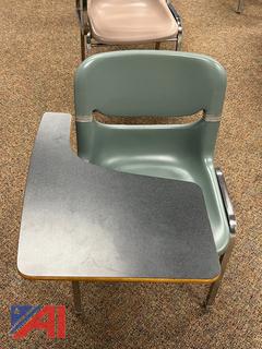 (Approx 135) Green KI Tablet Arm Classroom Chairs 