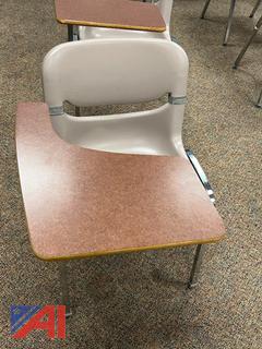 (Approx 135) Mauve KI Tablet Arm Classroom Chairs