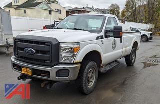 2014 Ford F250 XL Super Duty Pickup Truck with Plow