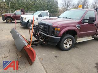 2008 Ford F350 Pickup Truck with Plow