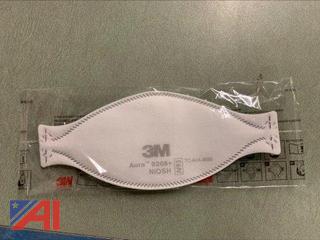 (91150) 3M Aura Particulate Respirator N95 9205+ 440 masks/case, Packaged Individually, New/Old Stock