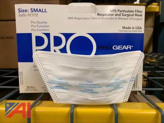 (947 Boxes) ProGear N95 Particulate Respirator and Surgical Mask Duck Bill, Small RP88010 50 Masks in a Box, 6 Boxes/Case, New/Old Stock