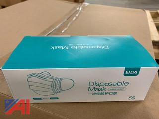 (6394 Boxes) Medique/Eida Procedure Mask, 50/box, New/Old Stock