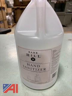 (1256) Caledonia Spirits/Barr Hill Hand Sanitizers, 1 Gallon. 4/Case, New/Old Stock