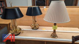 (3) Electric Table Lamps