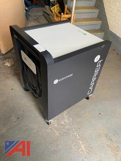 (5) Carrier LocknCharge Rolling Storage Cart