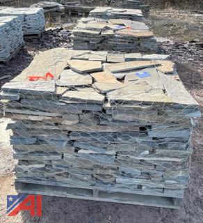 (3) Pallets of Thin Full Color Colonial Stone