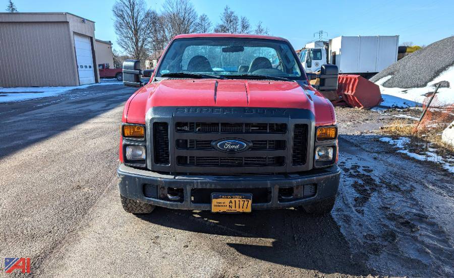 Auctions International Auction Town of WhitestownNY 35687 ITEM 2008 Ford F250 XL Super