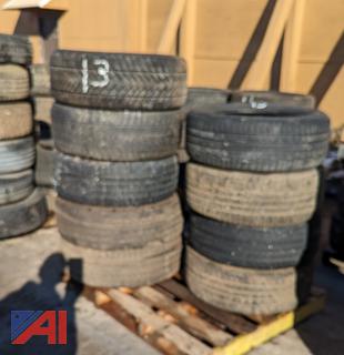 (9) Assorted 18" Tires