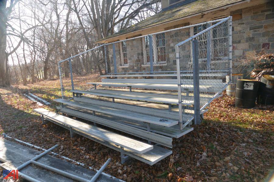 Auctions International Auction North Rockland CSDNY 35720 ITEM (10) Surplus Bleachers and