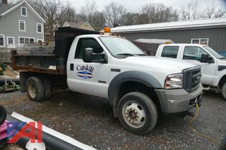 (#19) 2005 Ford F450 Super Duty Dump Truck with Salter