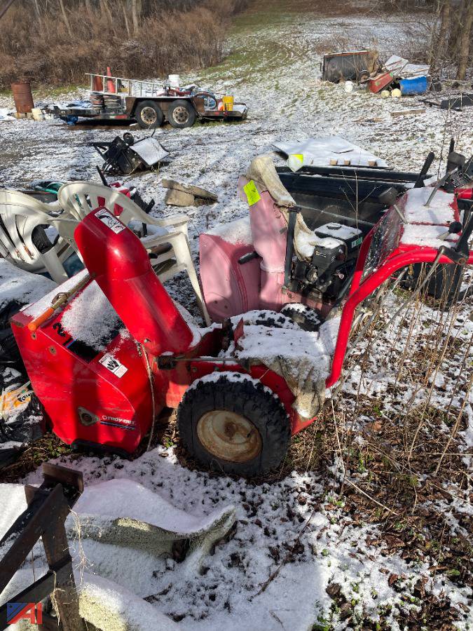 Auctions International Auction Surplus LiquidationNY 36118 ITEM (2) Snow Blowers and (1