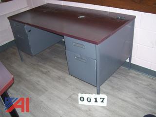 Hon Desk and Filing Cabinets