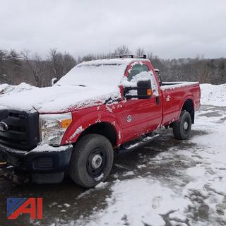 2014 Ford F350 Pickup Truck with Plow