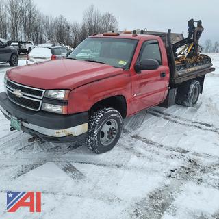 2006 Chevy Silverado 3500 Dump Truck with Plow and Sander